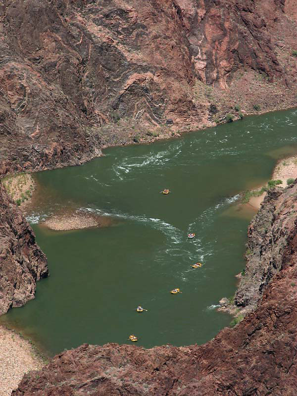 Grand Canyon - Rafters on the Colorado